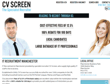 Tablet Screenshot of itrecruitmentmanchester.co.uk